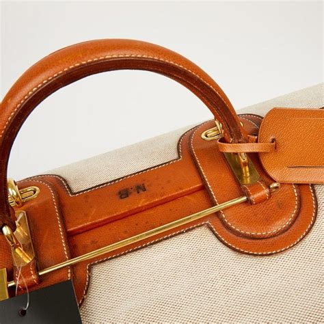 vintage Hermes travel luggage